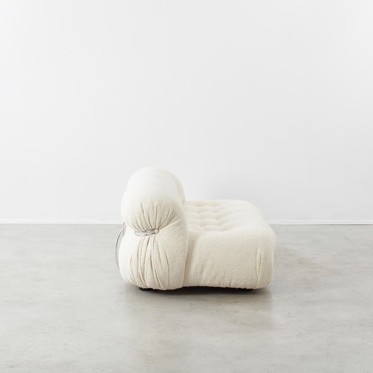 italien Pair of Afra and Tobia Scarpa Soriana Two-Seater Sofas for Cassina, Italy 1970s en vente