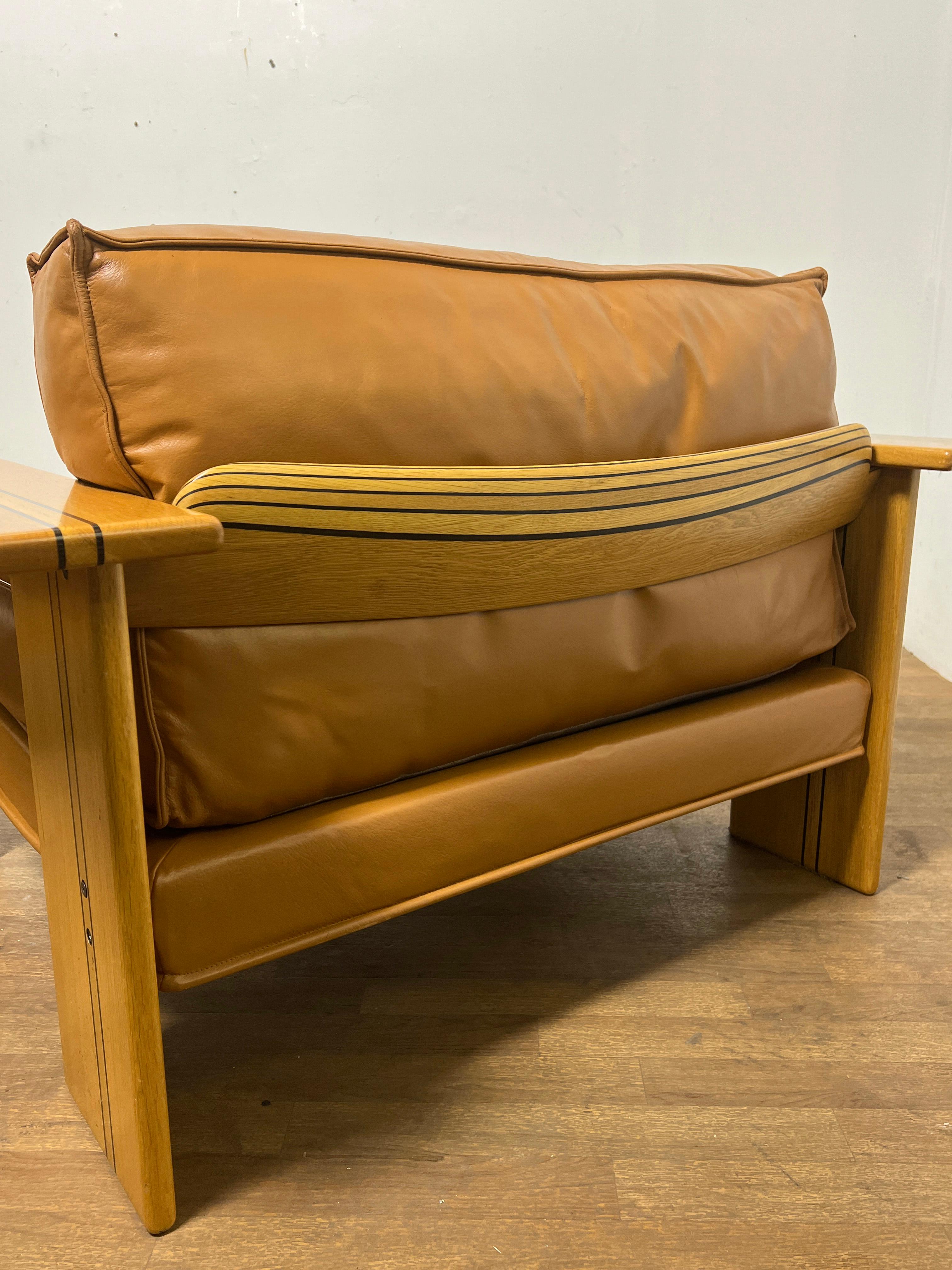 Pair of Afra & Tobia Scarpa Super-sized Artona Lounge Armchairs Circa 1970s 4