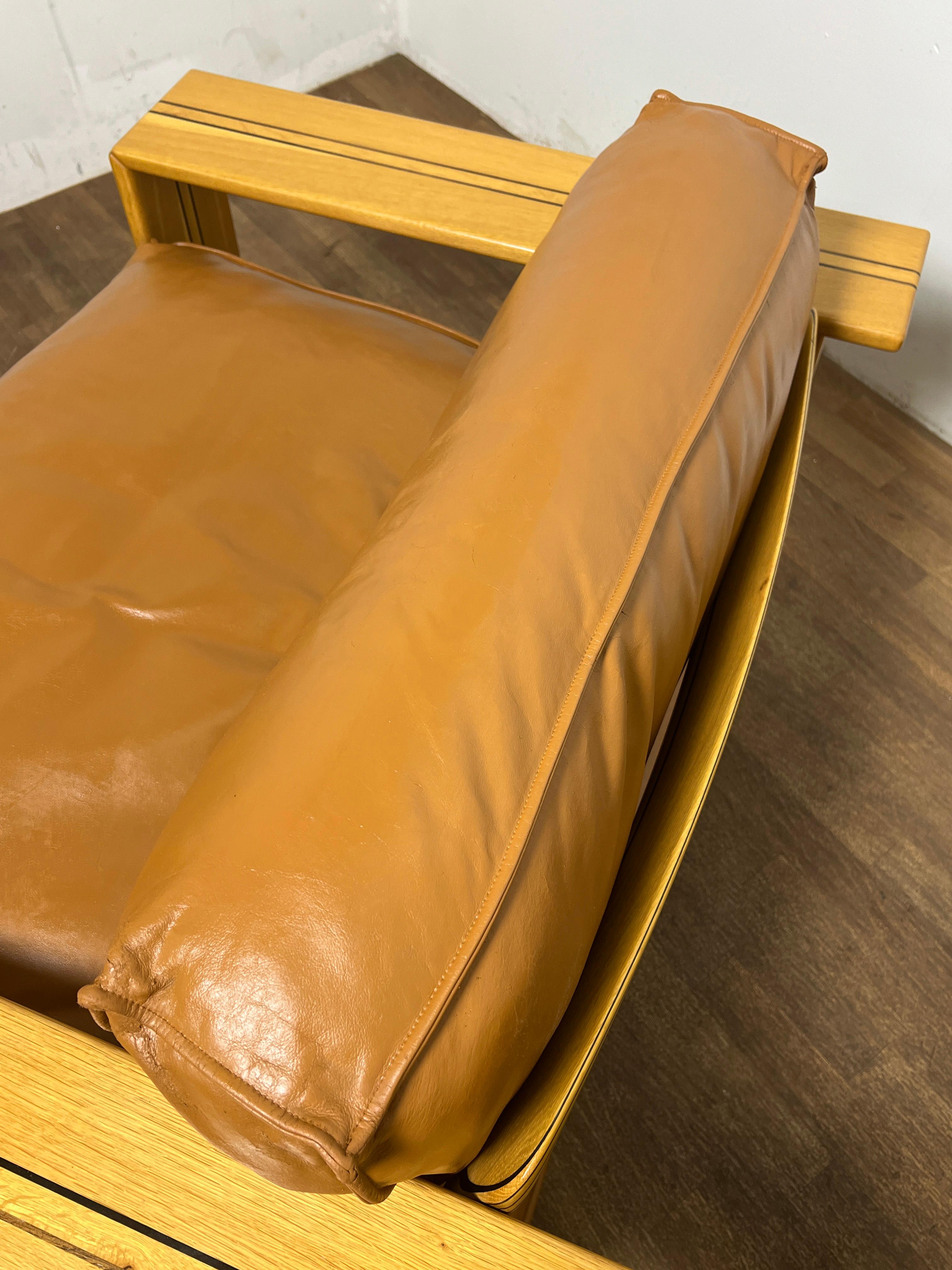 Pair of Afra & Tobia Scarpa Super-sized Artona Lounge Armchairs Circa 1970s 10