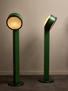 Pair of Afra & Tobia Scarpa "Tamburo" Floor Lamp