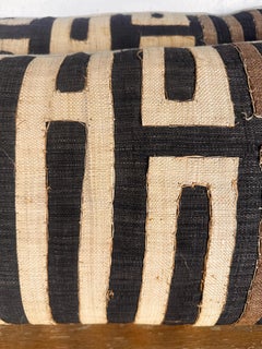 Pair of African Cuba Cloth Pillows
