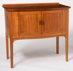Pair of African Mahogany Side Cabinets by Edward Barnsley, England, circa 1956