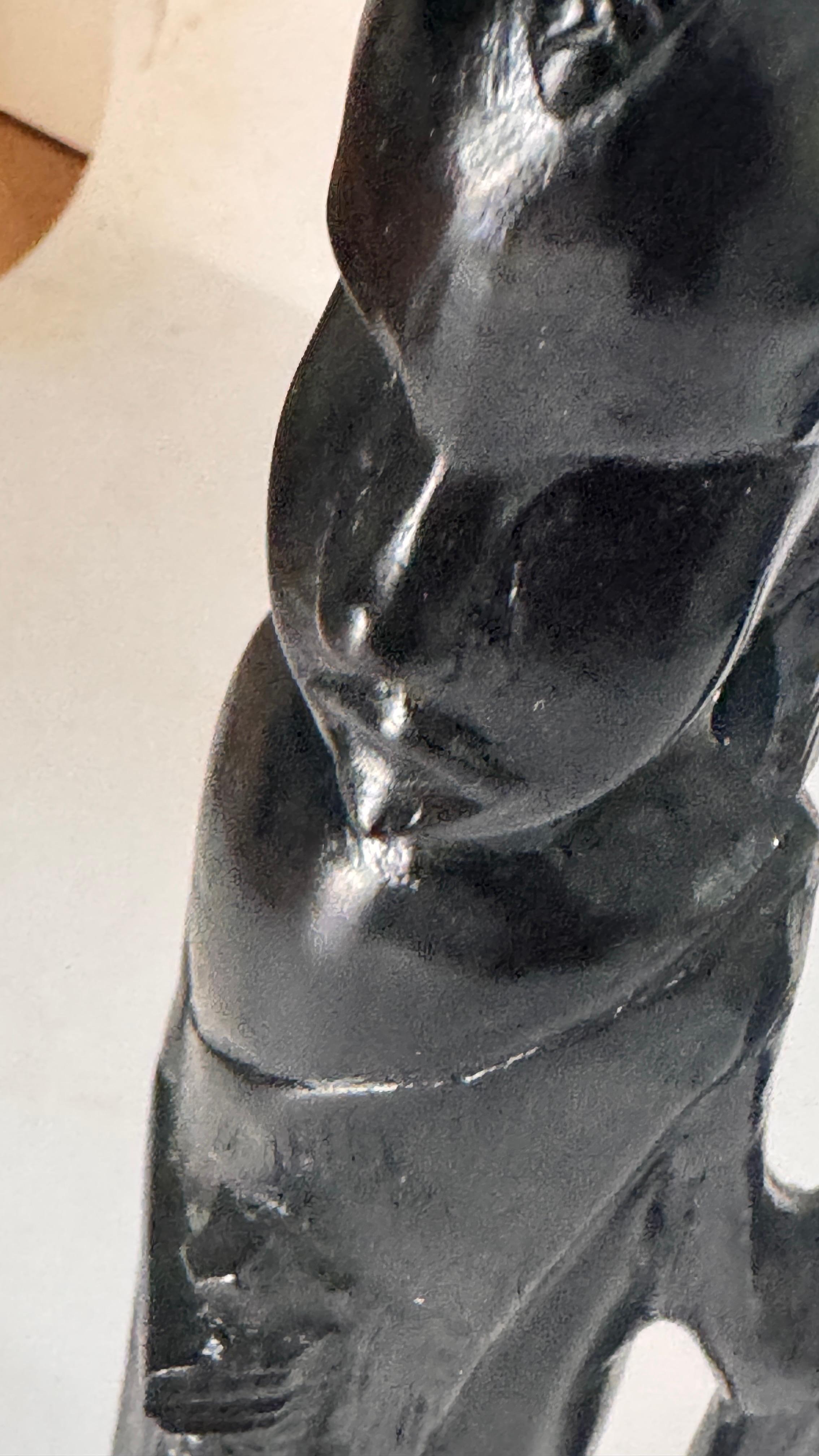 Pair of African Sculptures — Heavy Hardwood, Primitivist Style en vente 3