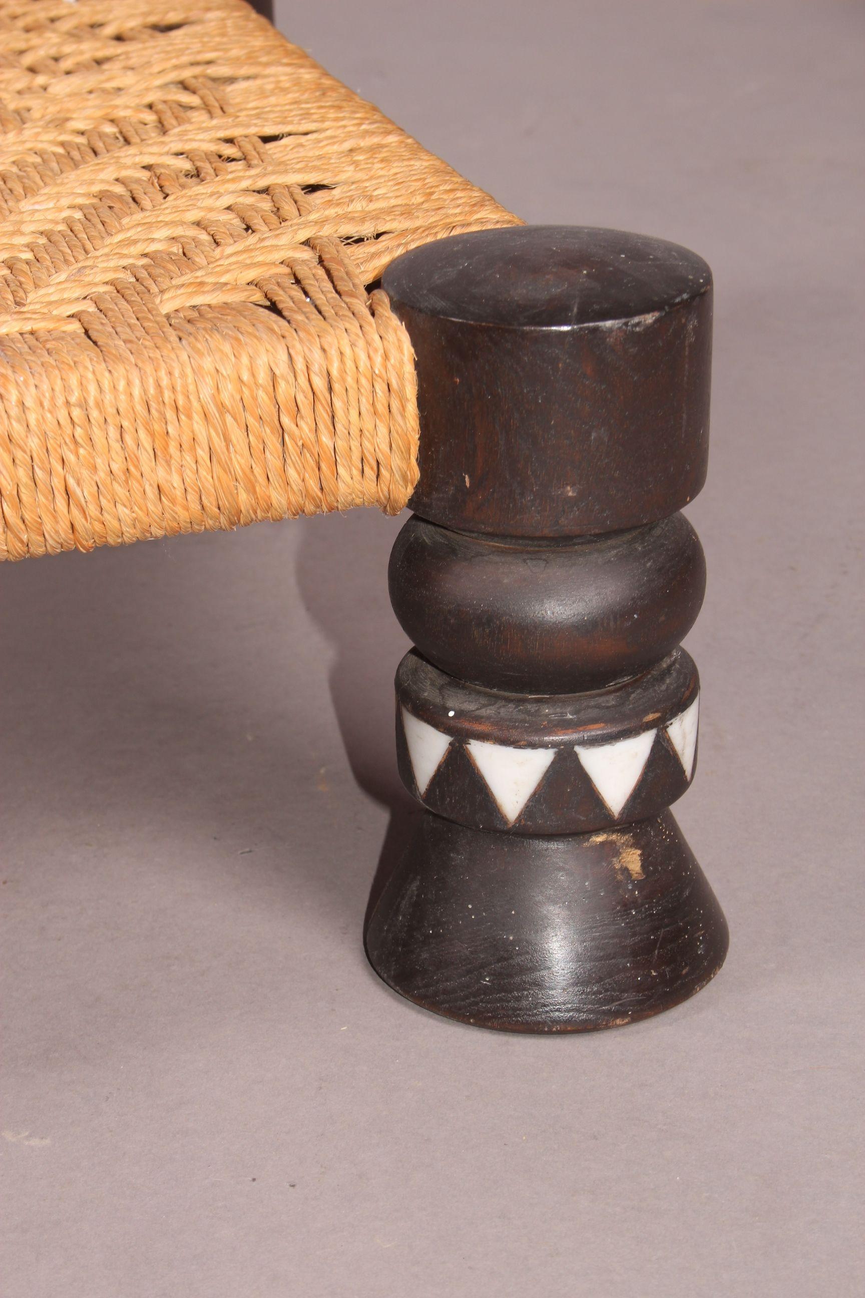Pair of African style stools.
