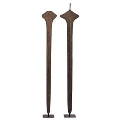 Antique Pair of African Topoke Currency Blades, c. 1900