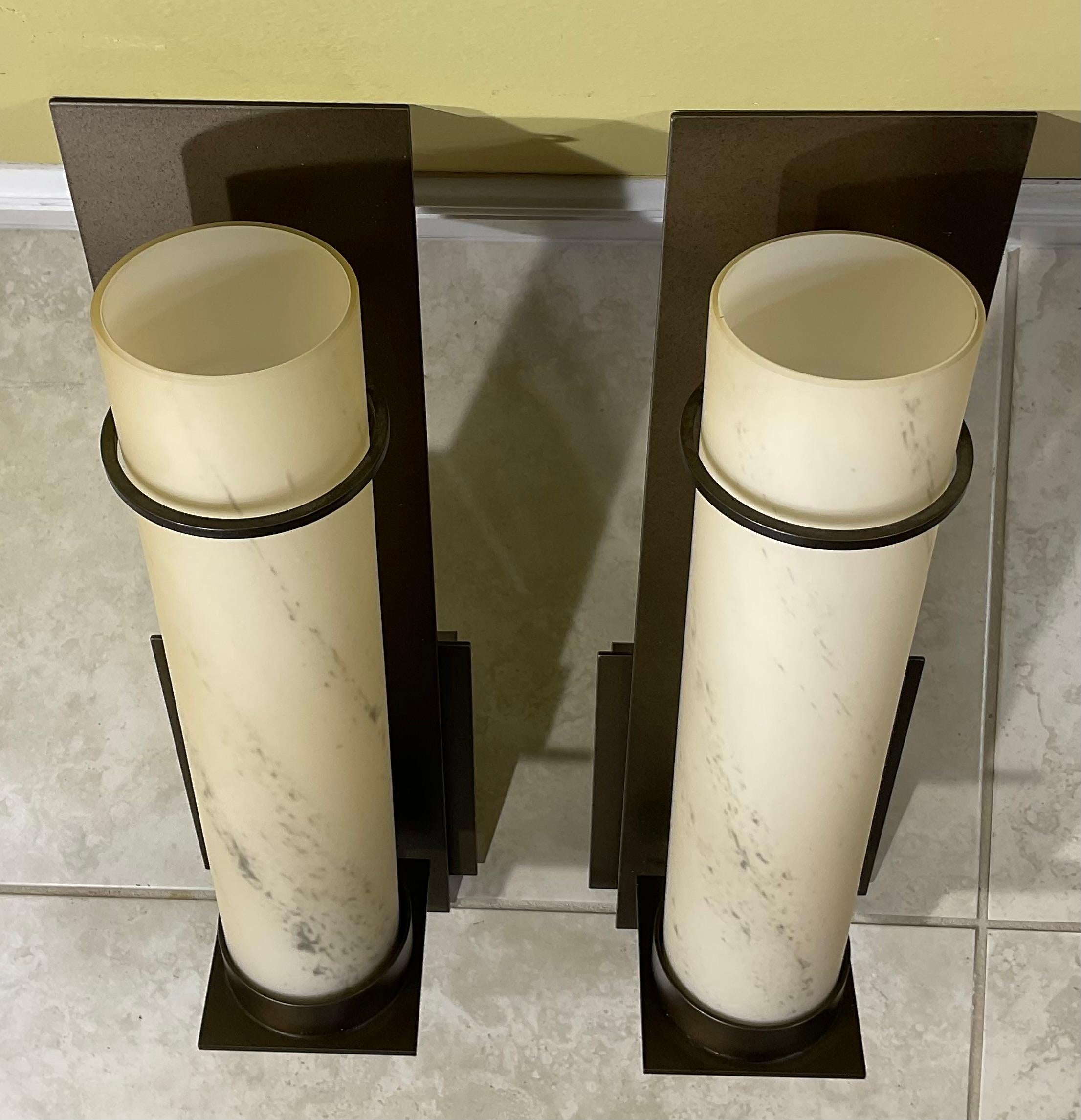 Pair Of After Hours Indoor Wall Sconces By Hubbardton Forge  For Sale 3