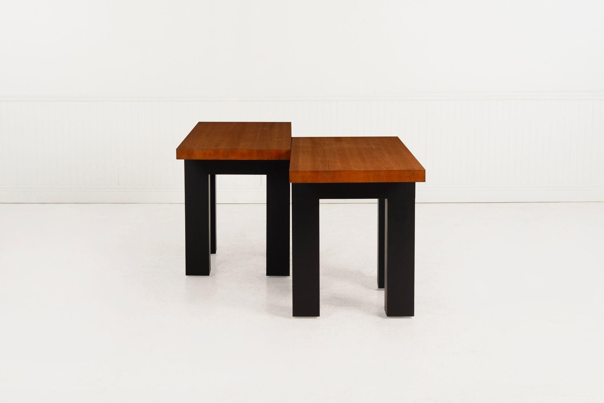 Ein Paar Konsolentische nach Marcel Breuer, Stillman Collection'S 1970c im Angebot 2