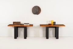 Pair of After Marcel Breuer Console Tables, Stillman Collection 1970c