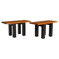Paire de tables console d'après Marcel Breuer, Collection Stillman 1970c