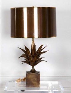 Coppia di lampade Agave, Jacques Charles per Maison Charles, Francia, circa 1970