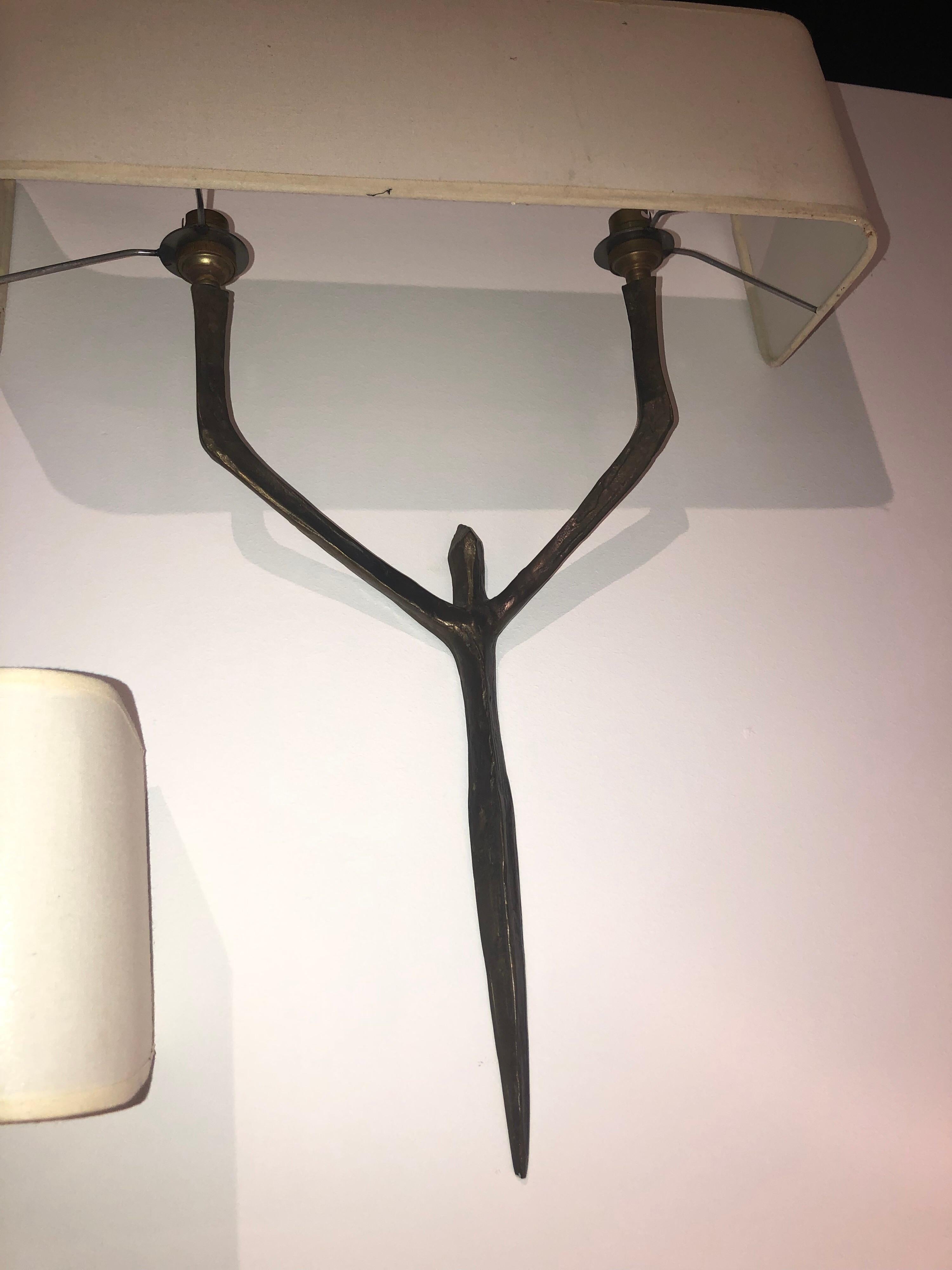 Pair of Agostini Sconces For Sale 9