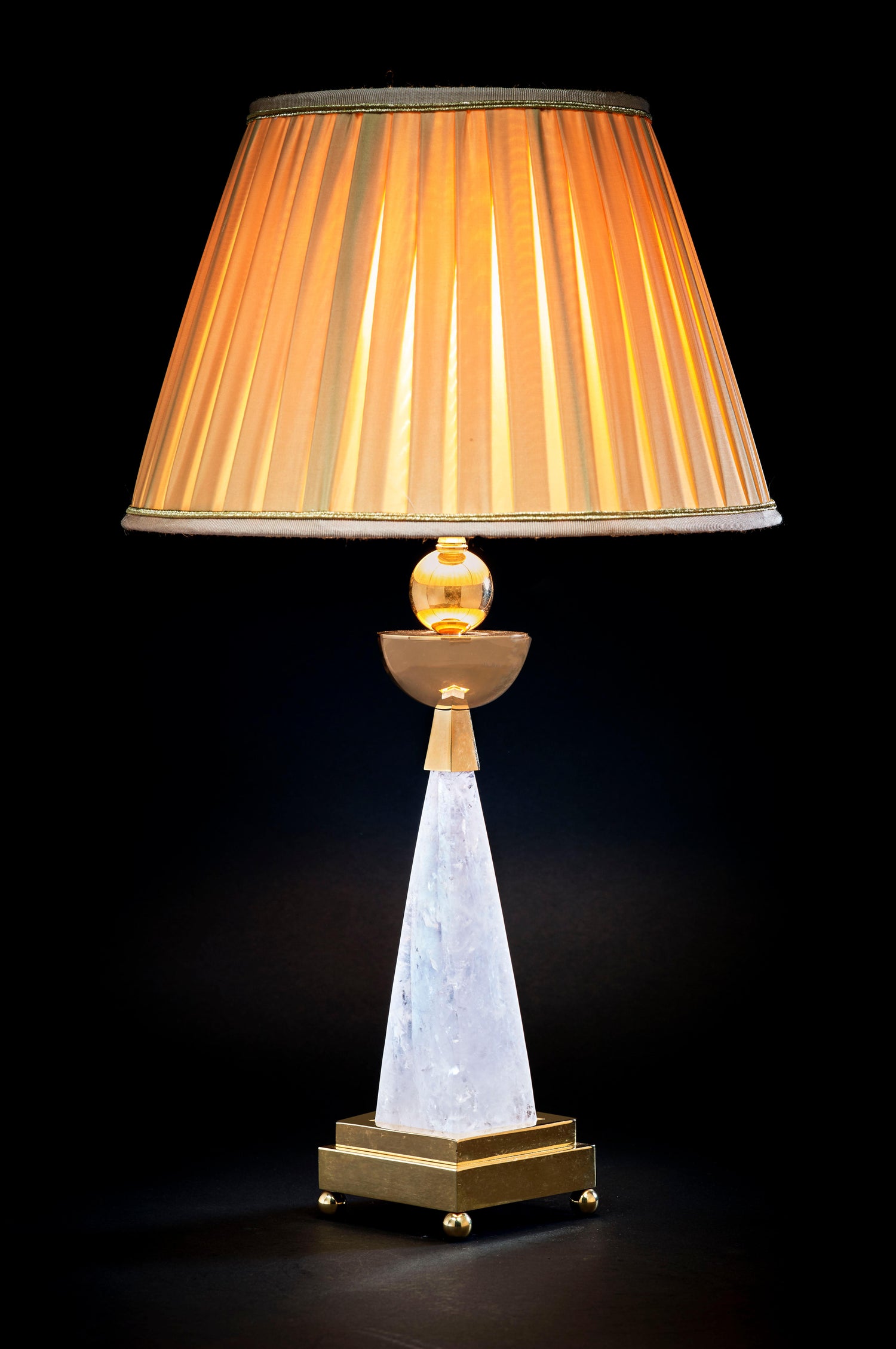 Pair Of Aiko 2 Rock Crystal Pair Of Lamps By Alexandre Vossion For Sale At 1stdibs
