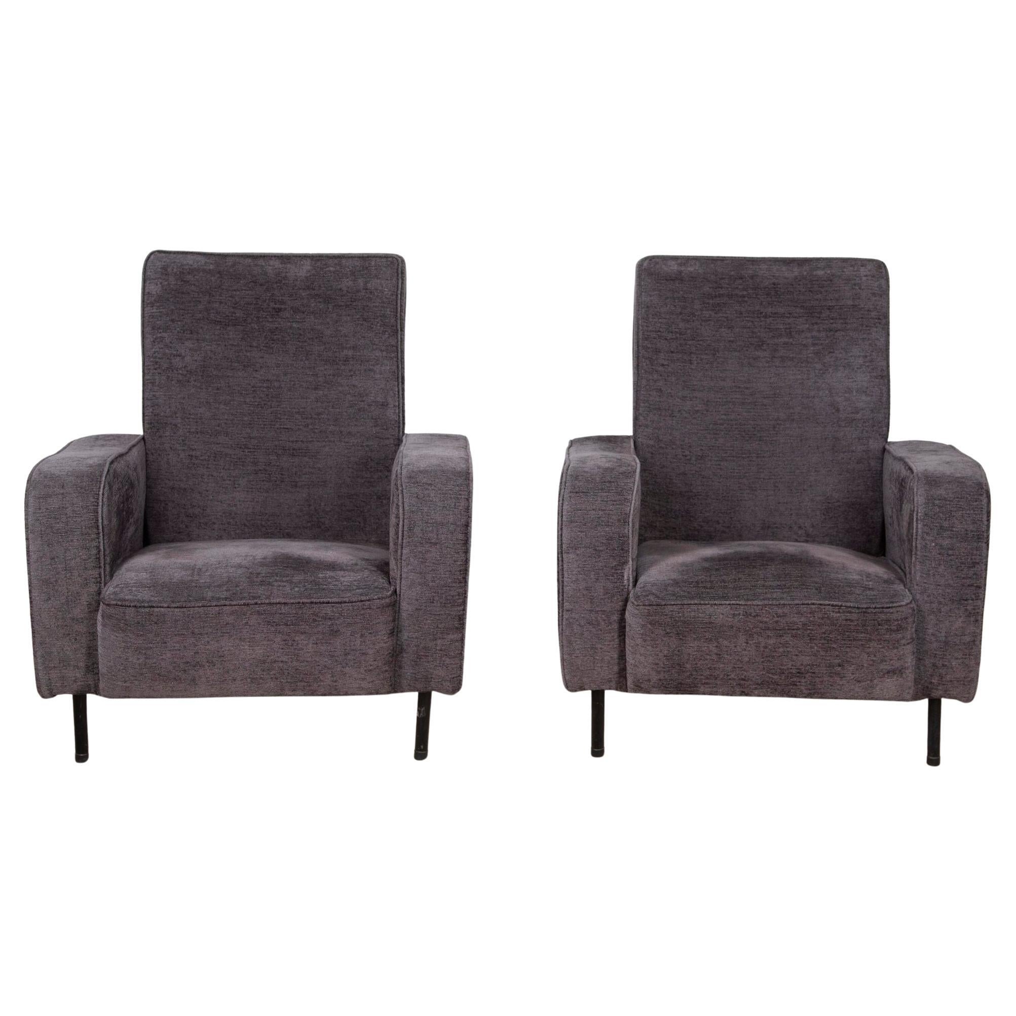 Pair of Airborne Armchairs Attributed to Pierre Guariche