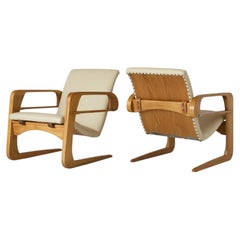 Pair of Airline Chairs by KEM Weber