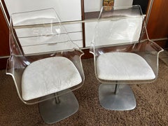 Paar Drehsessel aus Altuglas von Raushe, Airline Edition Raushe, 1960