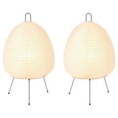 Pair of Akari Model 1A Light Sculptures by Isamu Noguchi