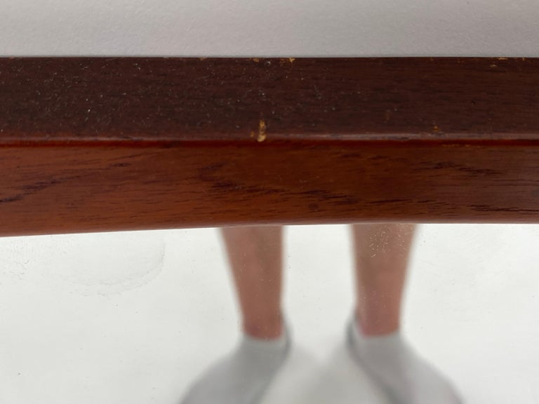 Pair of Aksel Kjersgaard for Odder Teak Wall Mirrors For Sale at 1stDibs