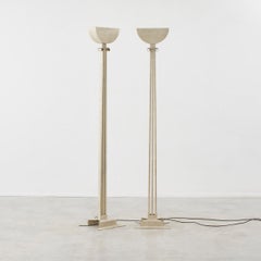 Pair of Al Frank neoclassical floor lamps - Ireland, 1980s