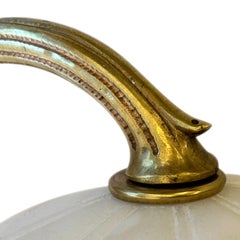 Pair of Alabaster Globe Sconces