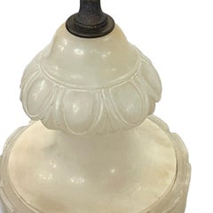 Pair of Alabaster Lamps