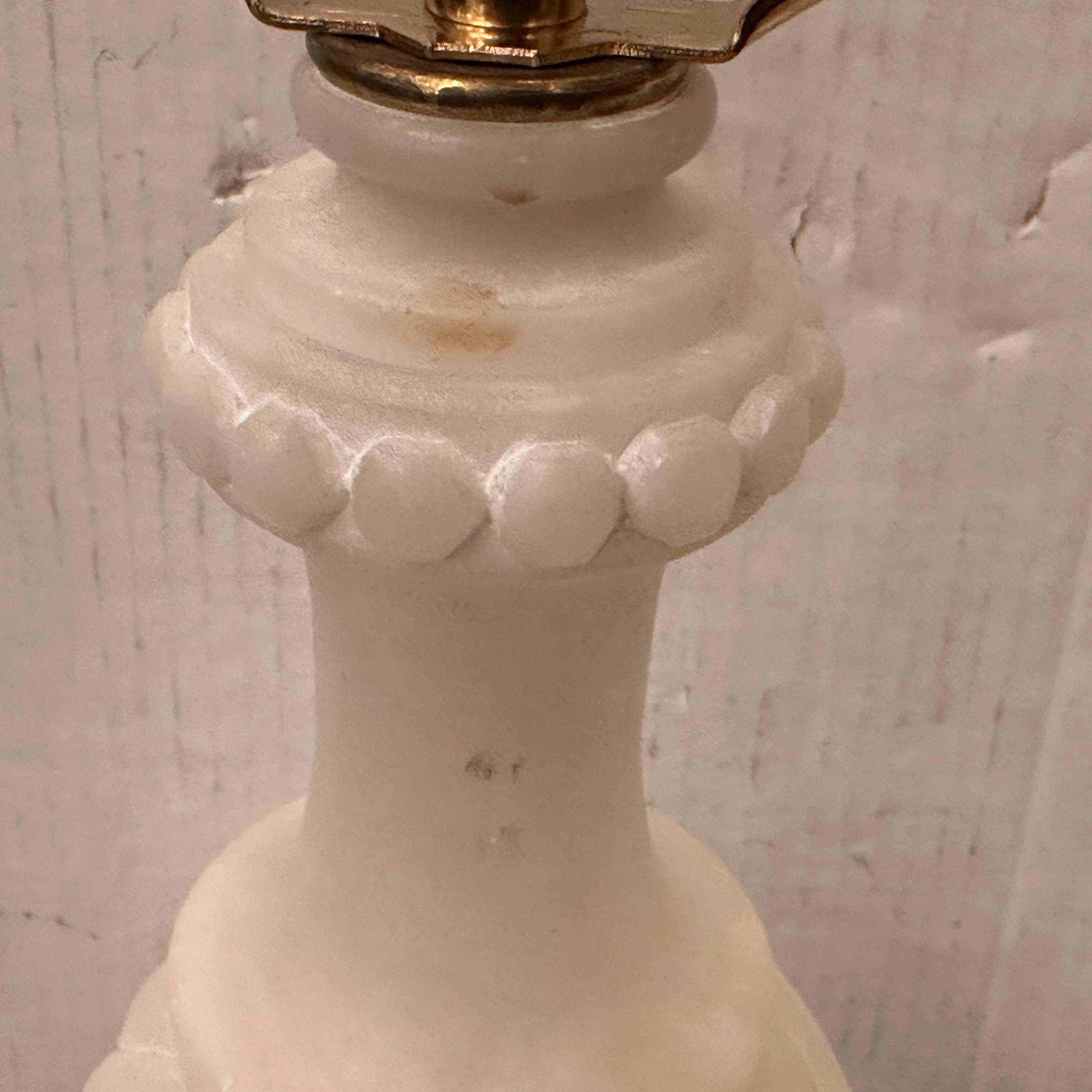 Ein Paar Alabaster-Lampen (Italienisch) im Angebot