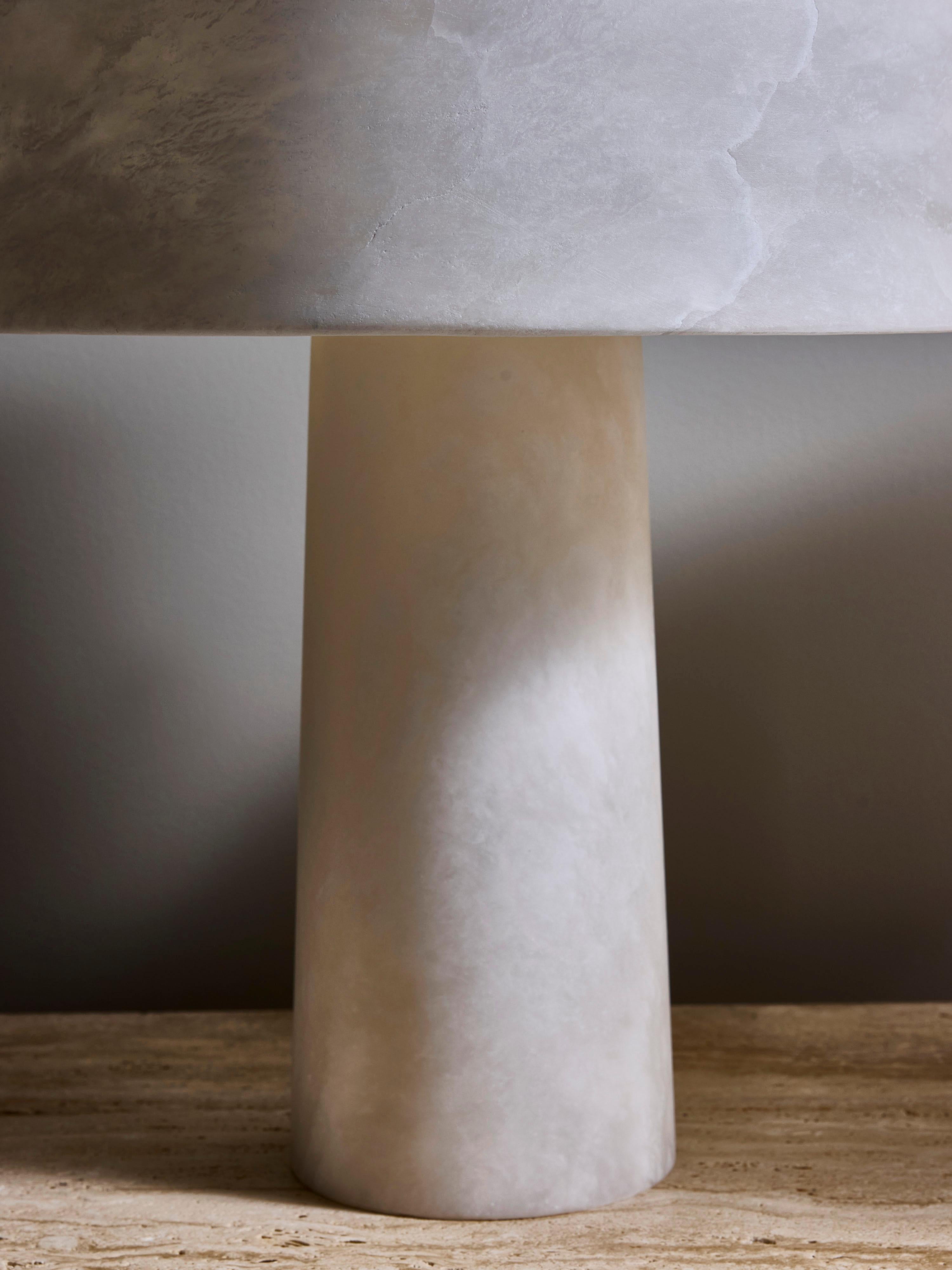 Paire de lampes de table modernes en albâtre Neuf - En vente à Saint-Ouen, IDF