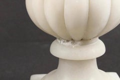 Pair of Alabaster Urns