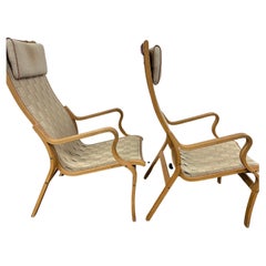 Vintage Pair of "Albert" Chairs by Finn Østergaard Armchair for Kvist Møbler, Denmark