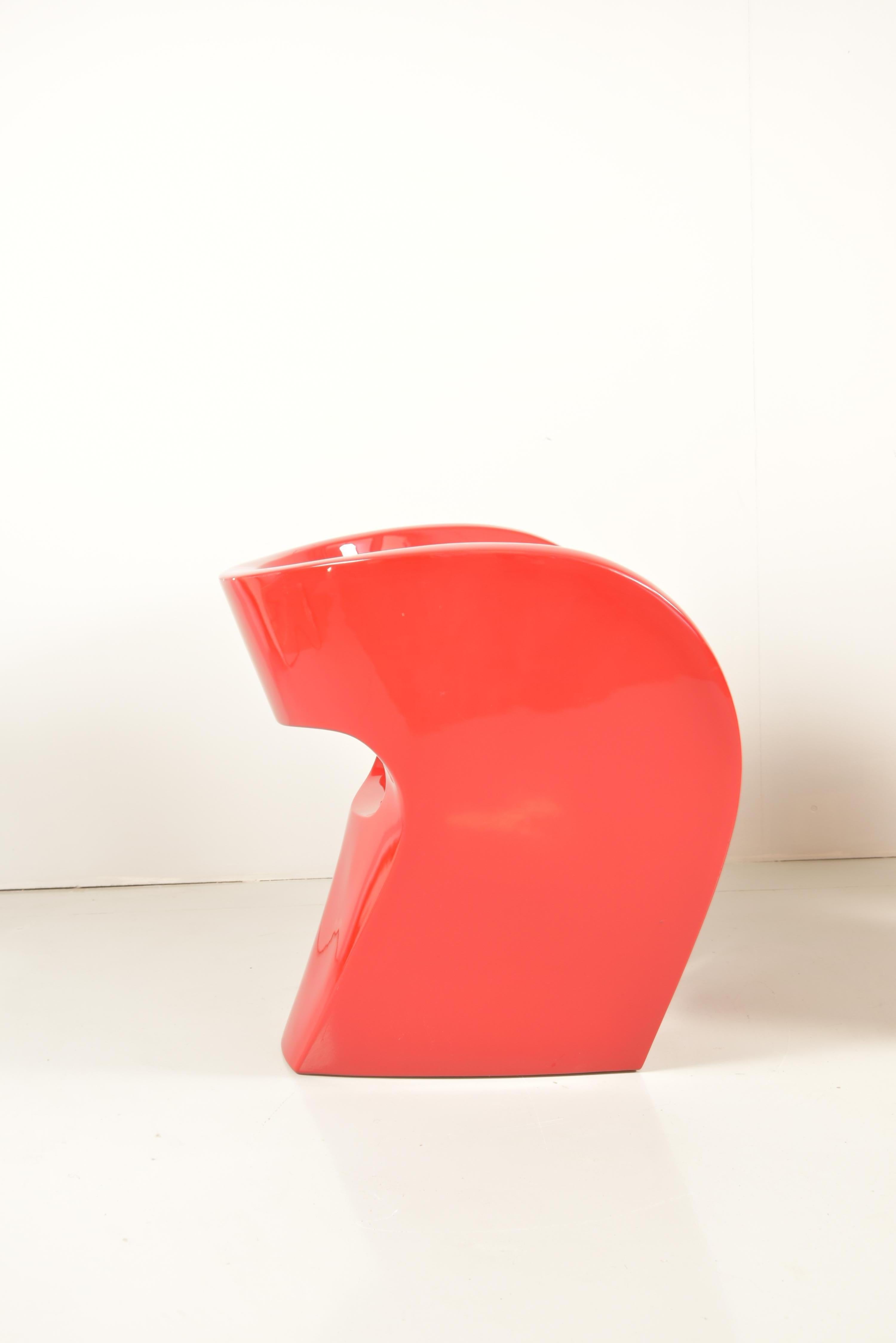 20th Century Pair of  Albert Red Armchairs by Ron Arad in 2000 for Moroso