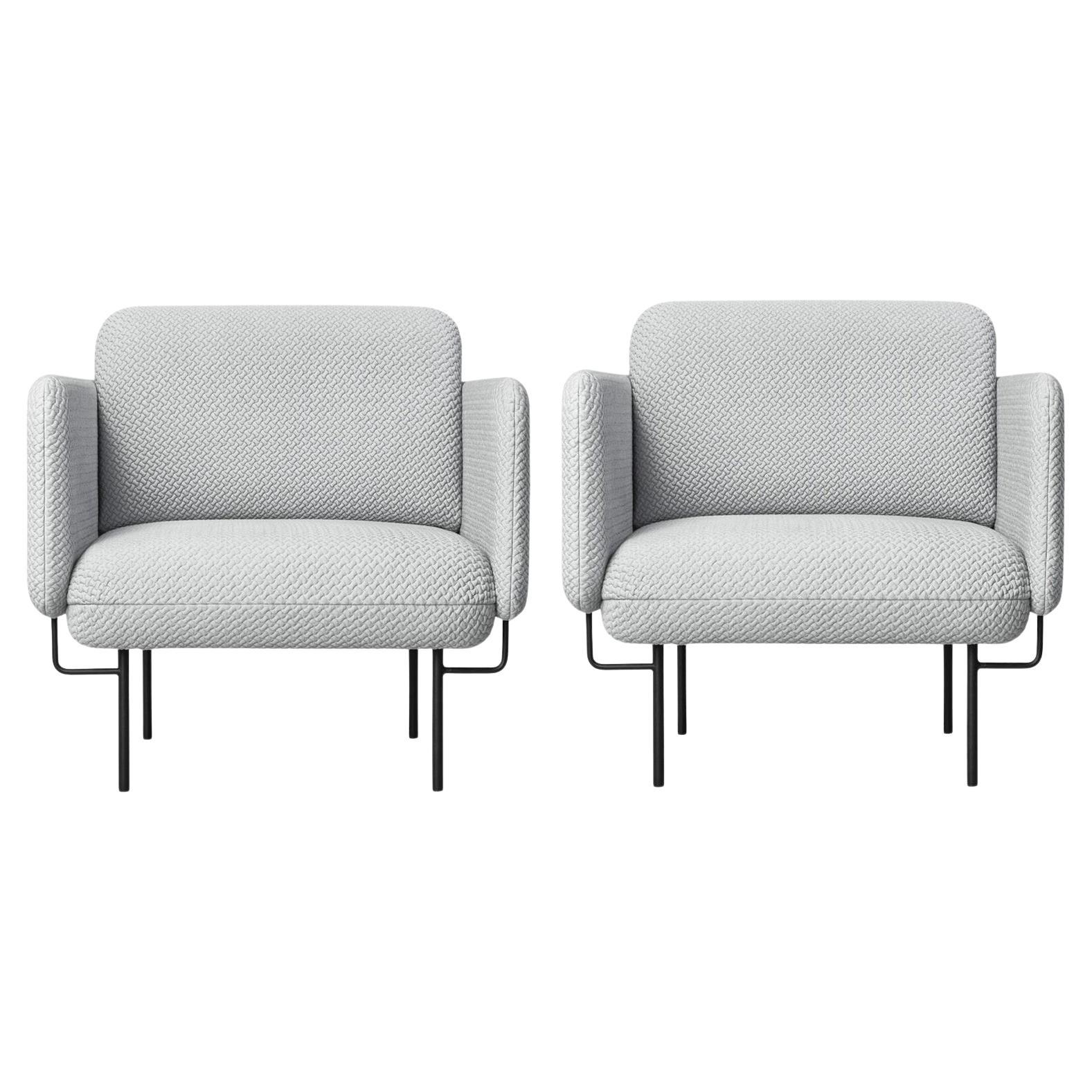 Pair of Alce Armchairs by Pepe Albargues For Sale