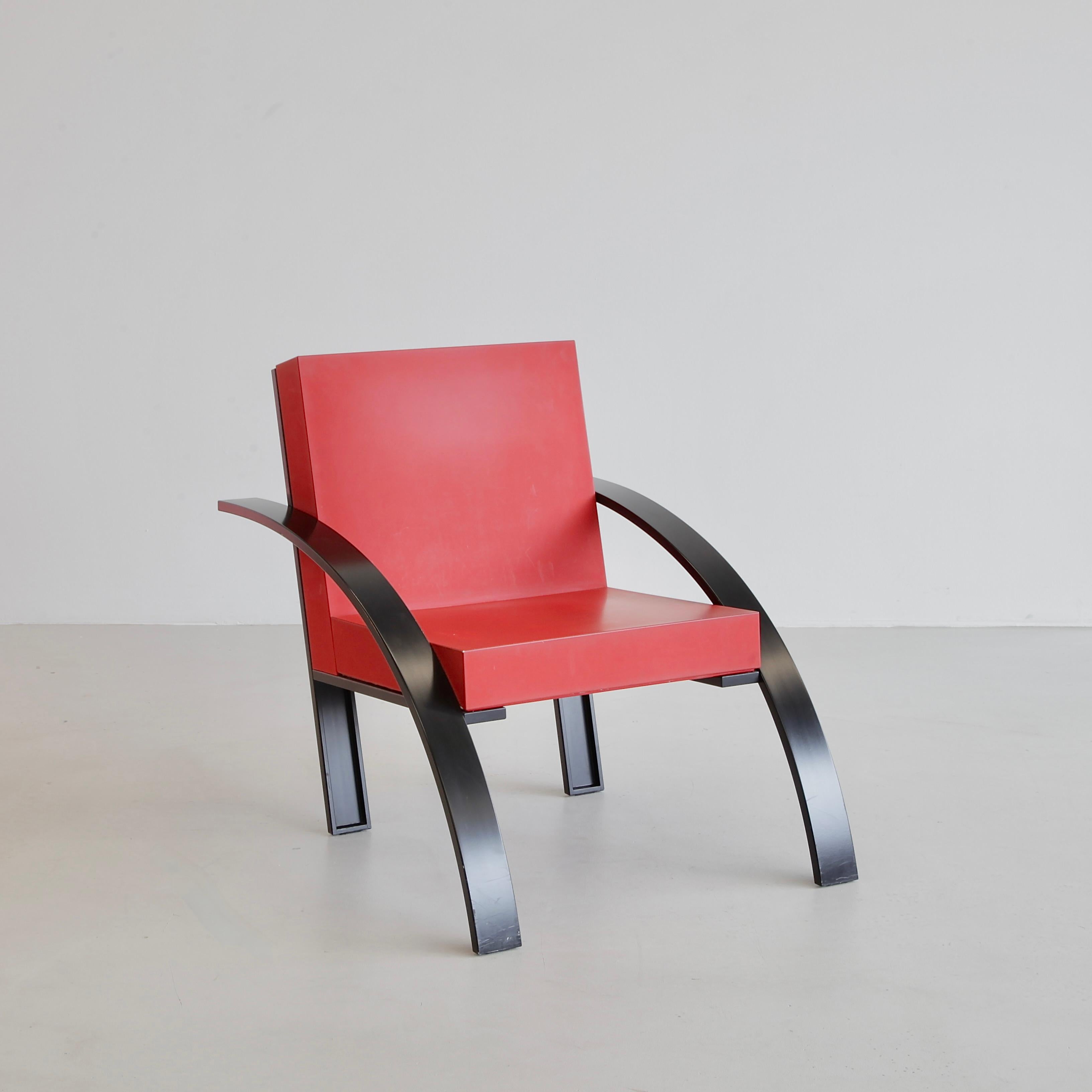 Fin du 20e siècle Paire de fauteuils « PAARIGI » d'Aldo Rosse, 1989