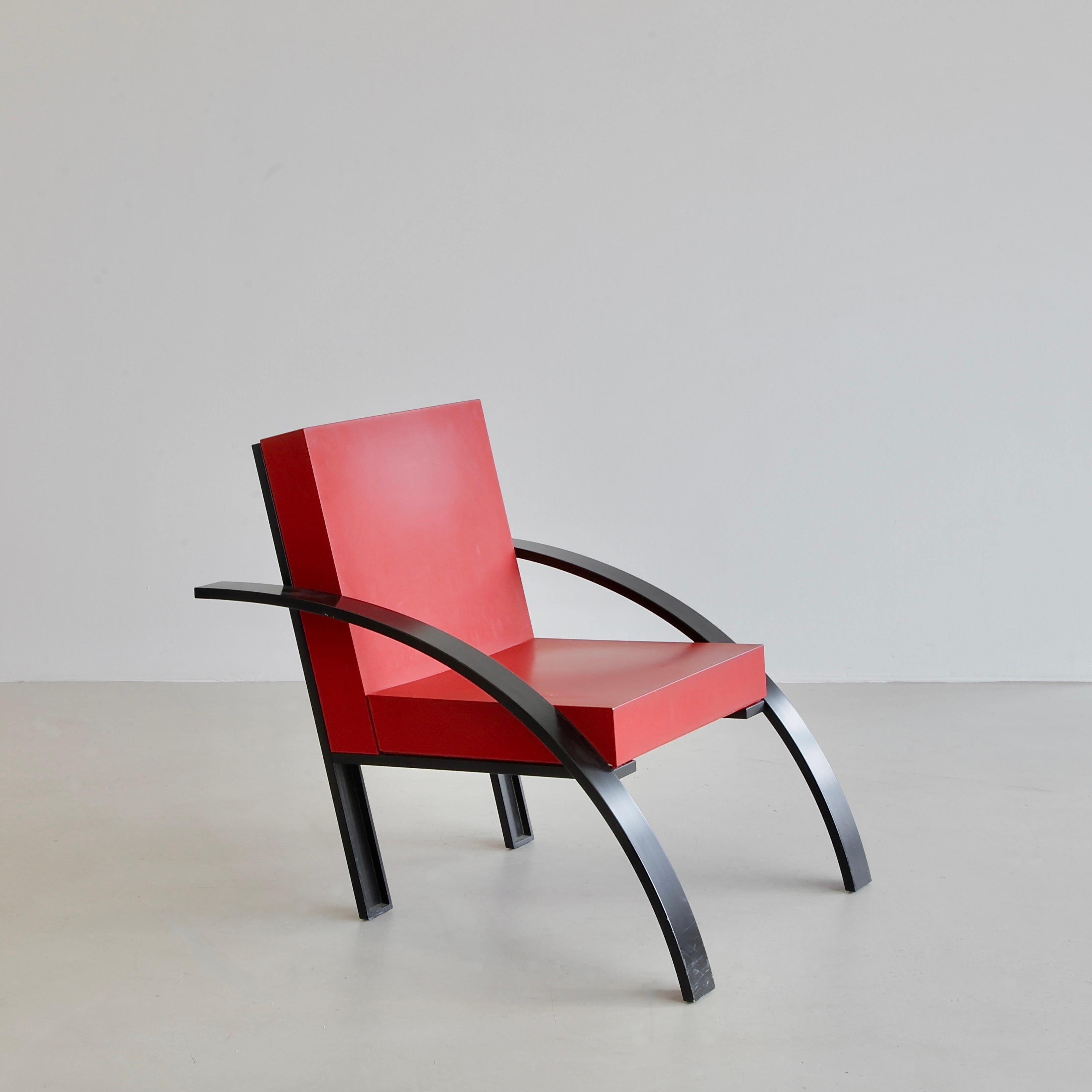 Métal Paire de fauteuils « PAARIGI » d'Aldo Rosse, 1989