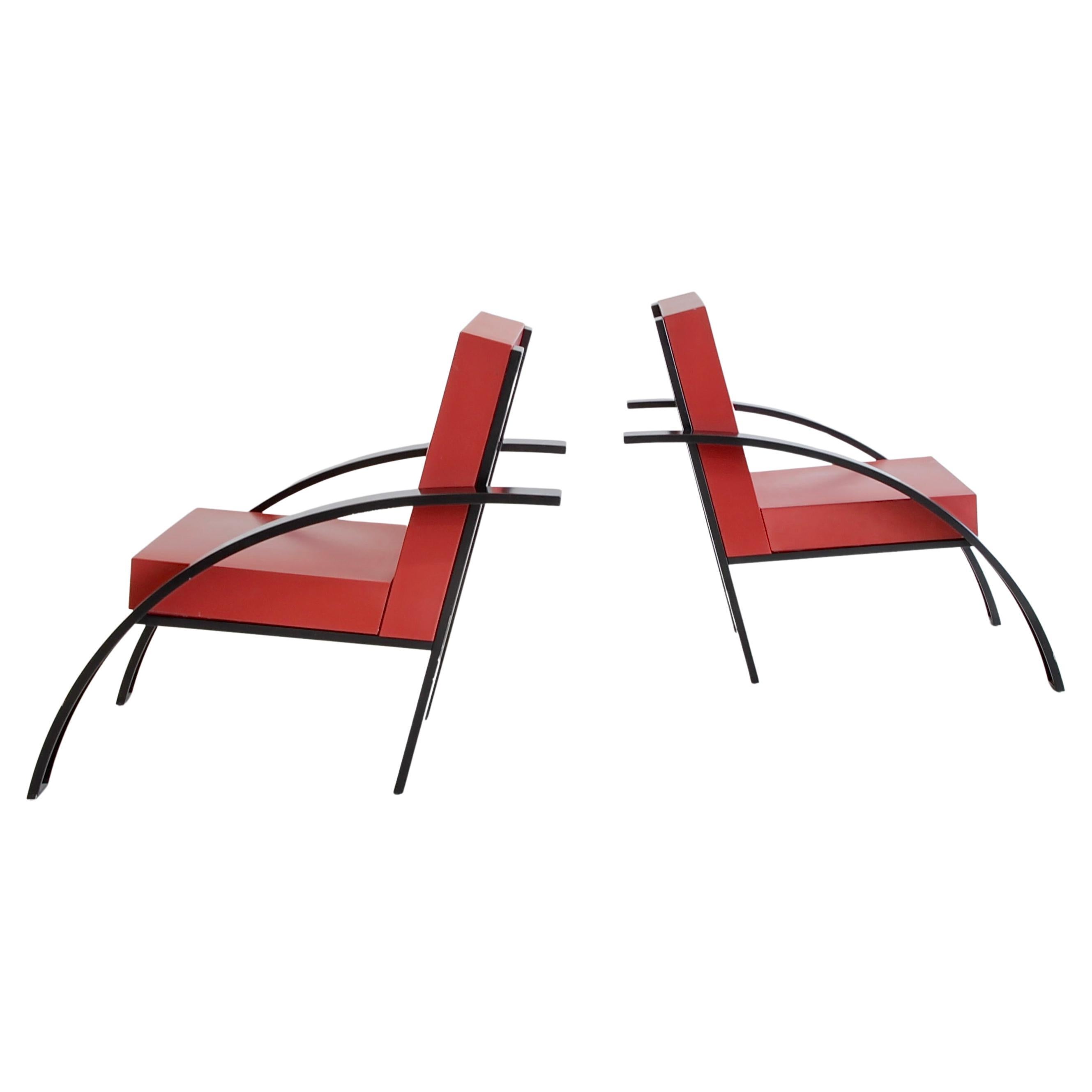 Pair of Aldo Rosse 'PARIGI' Armchairs, 1989