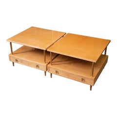 Pair of Aldo Tura Lacquered Tables