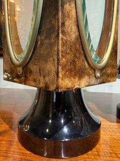 Pair of Aldo Tura lamps in parchment Italy 1970