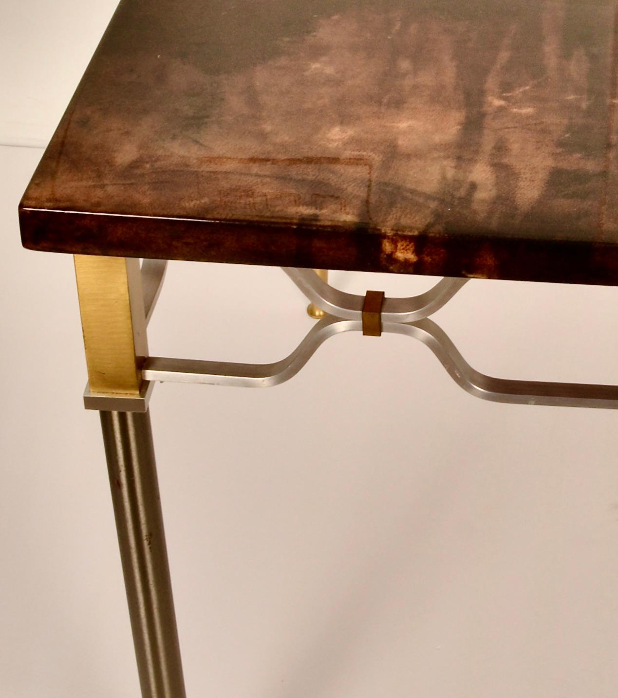 Pair of Aldo Tura Side Tables, Circa 1