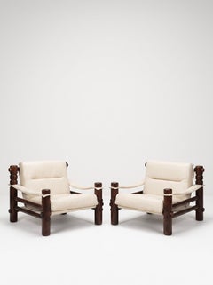 Pair of Aleksander Kuczma ‘Björn’ Lounge Chairs -Poland - 1975