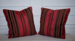 PAIR OF ALEXANDER & JAMES HUDSON STRiPEY SCATTER CUSHIONS