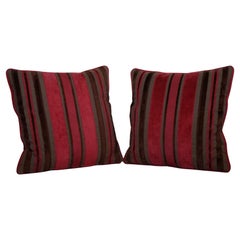 Vintage PAIR OF ALEXANDER & JAMES HUDSON STRiPEY SCATTER CUSHIONS
