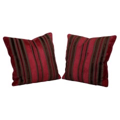 Vintage PAIR OF ALEXANDER & JAMES HUDSON STRiPEY SCATTER CUSHIONS