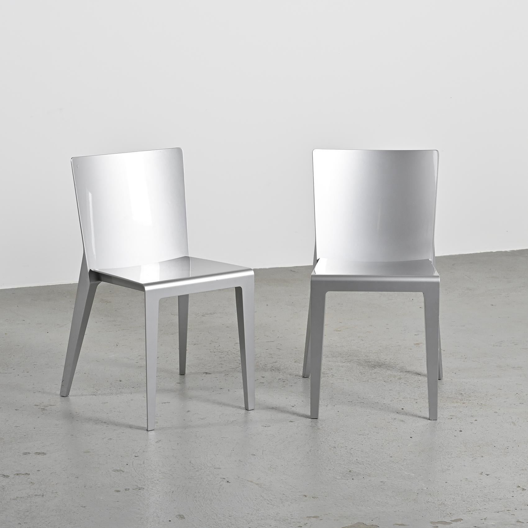 Postmoderne Paire de chaises Alfa par Hannes Wettstein, 2001, Molteni en vente