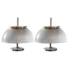 Pair of Alfetta Table Lamps by Sergio Mazza, Artemide 1960s