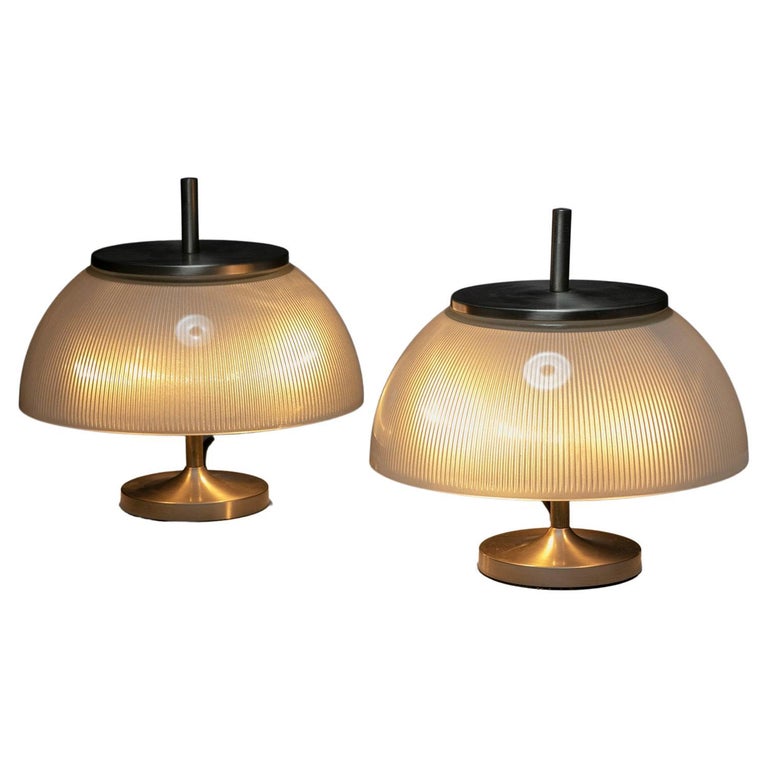 Pair of "Alfetta" Table Lamps by Sergio Mazza for Artemide For Sale