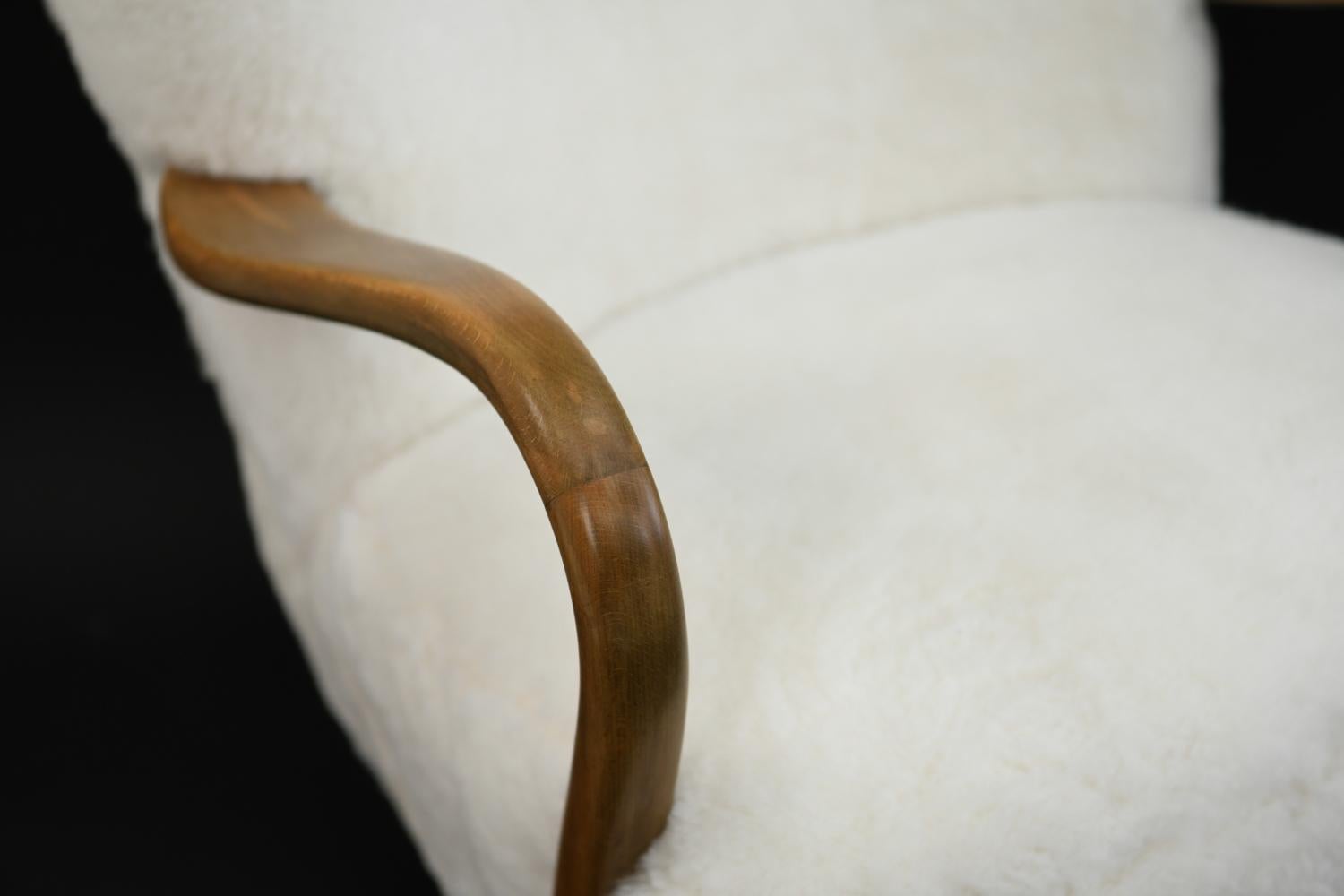 Pair of Alfred Christensen for Slagelse Møbelfabrik Danish Lounge Chairs In Good Condition In Norwalk, CT