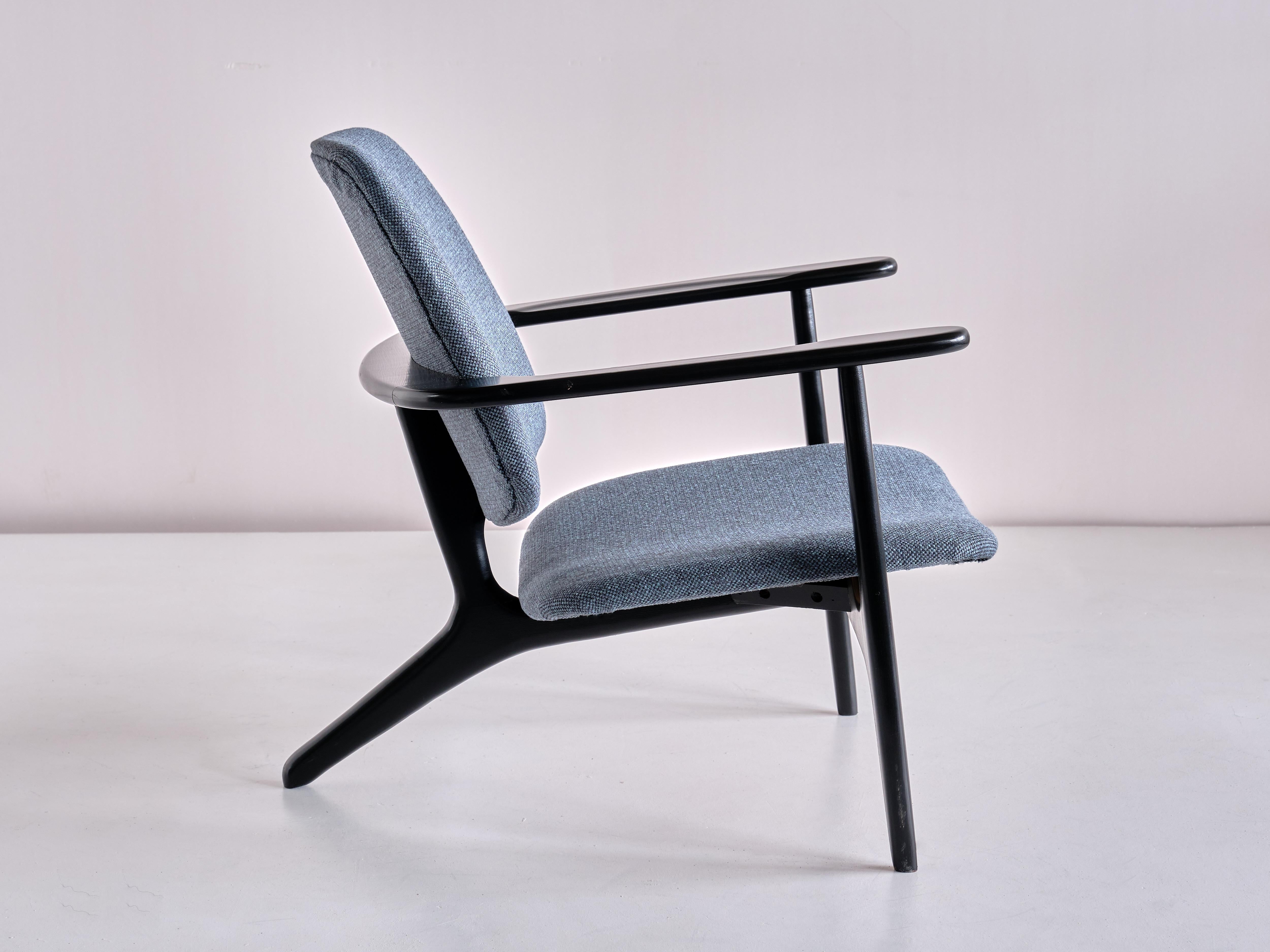 Mid-20th Century Pair of Alfred Hendrickx S3 Armchairs, Belform, Belgium, 1958 For Sale