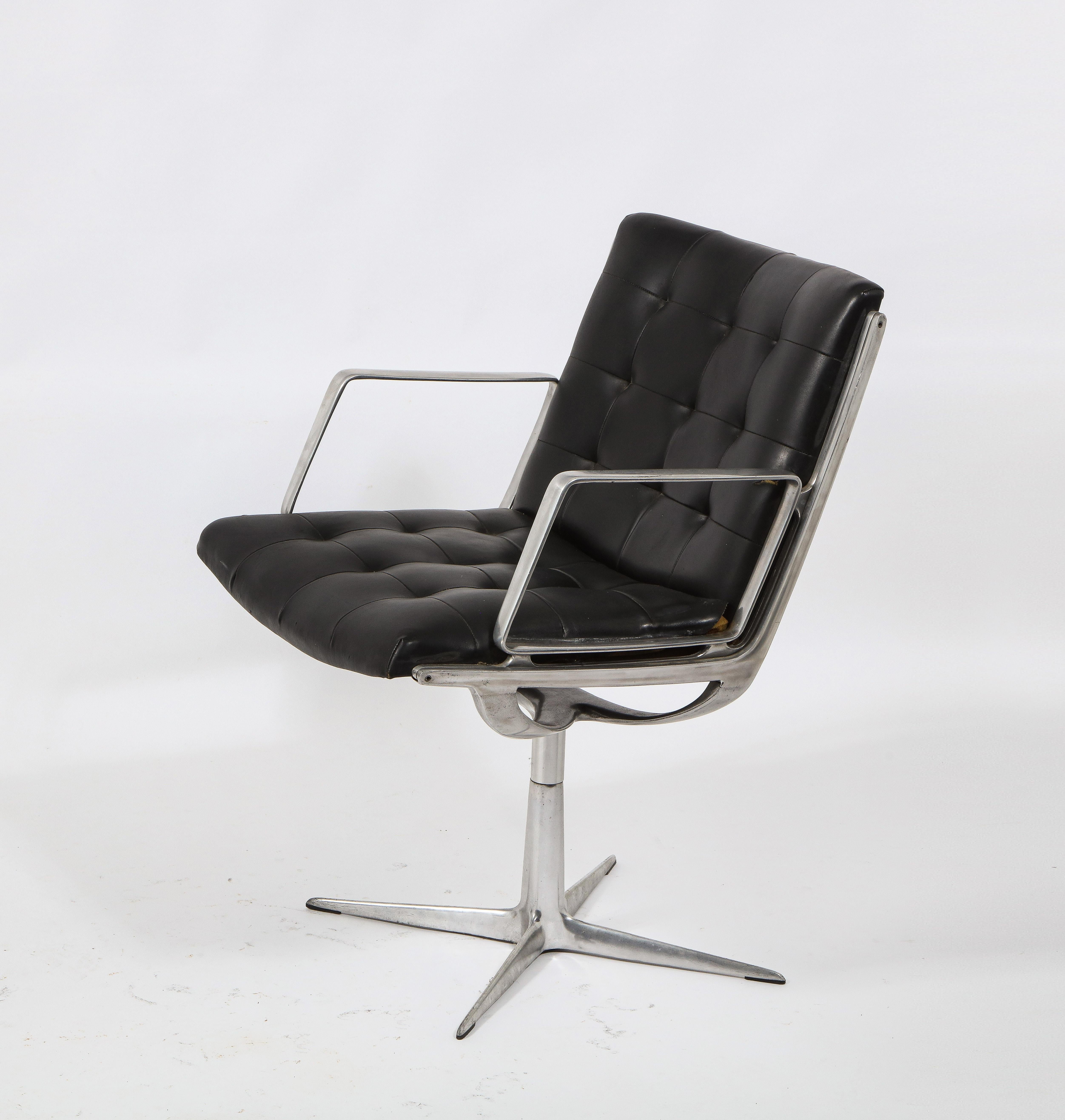 Fin du 20e siècle Fauteuils pivotants Alfred Kill, Allemagne, années 1960 en vente