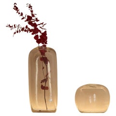 Pair of Alfredo Barbini Vases for the Cubici Series 1970