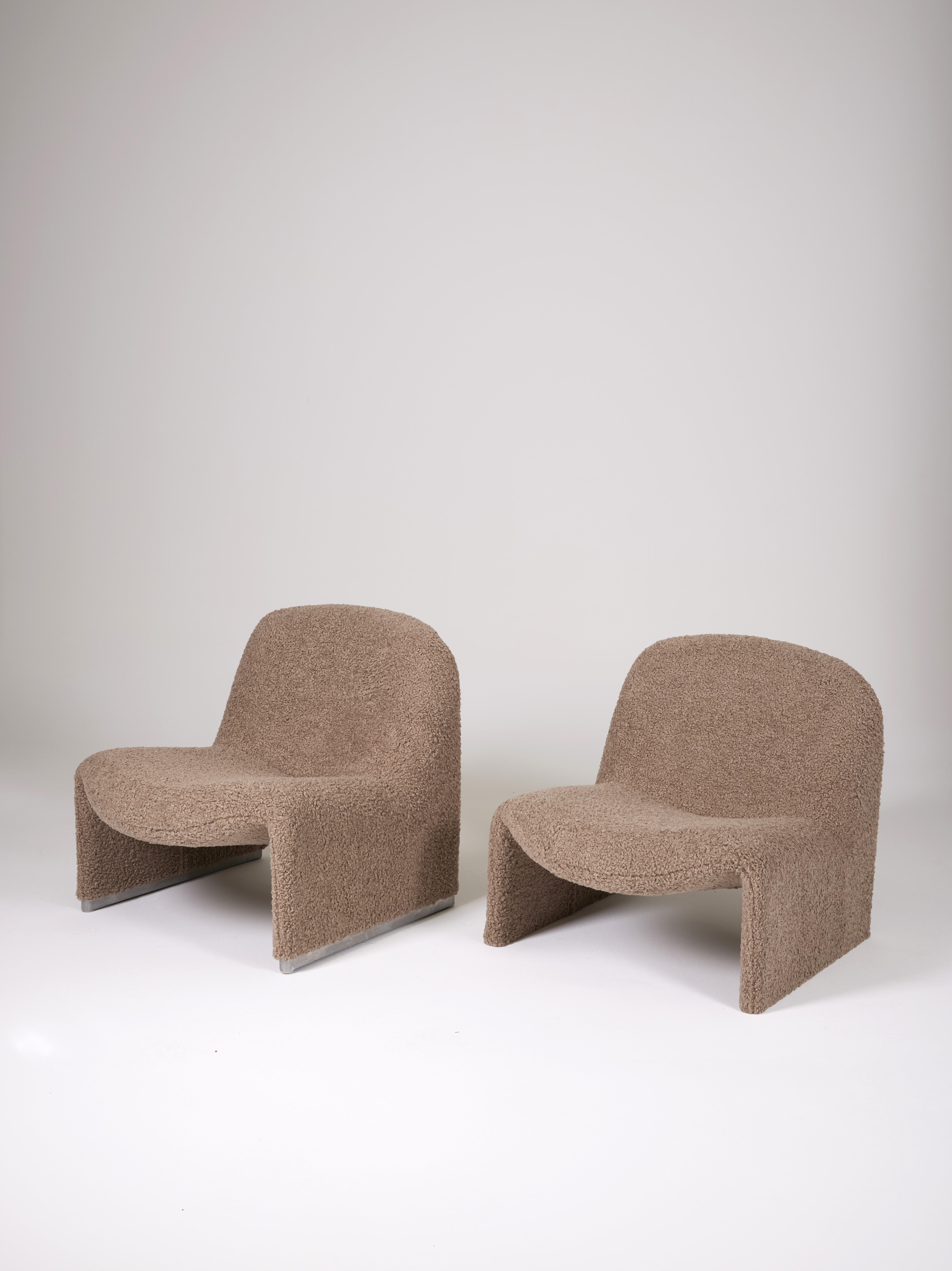 Other Pair of Alky armchairs by Giancarlo Piretti for Artifort, Italy 1970s 
