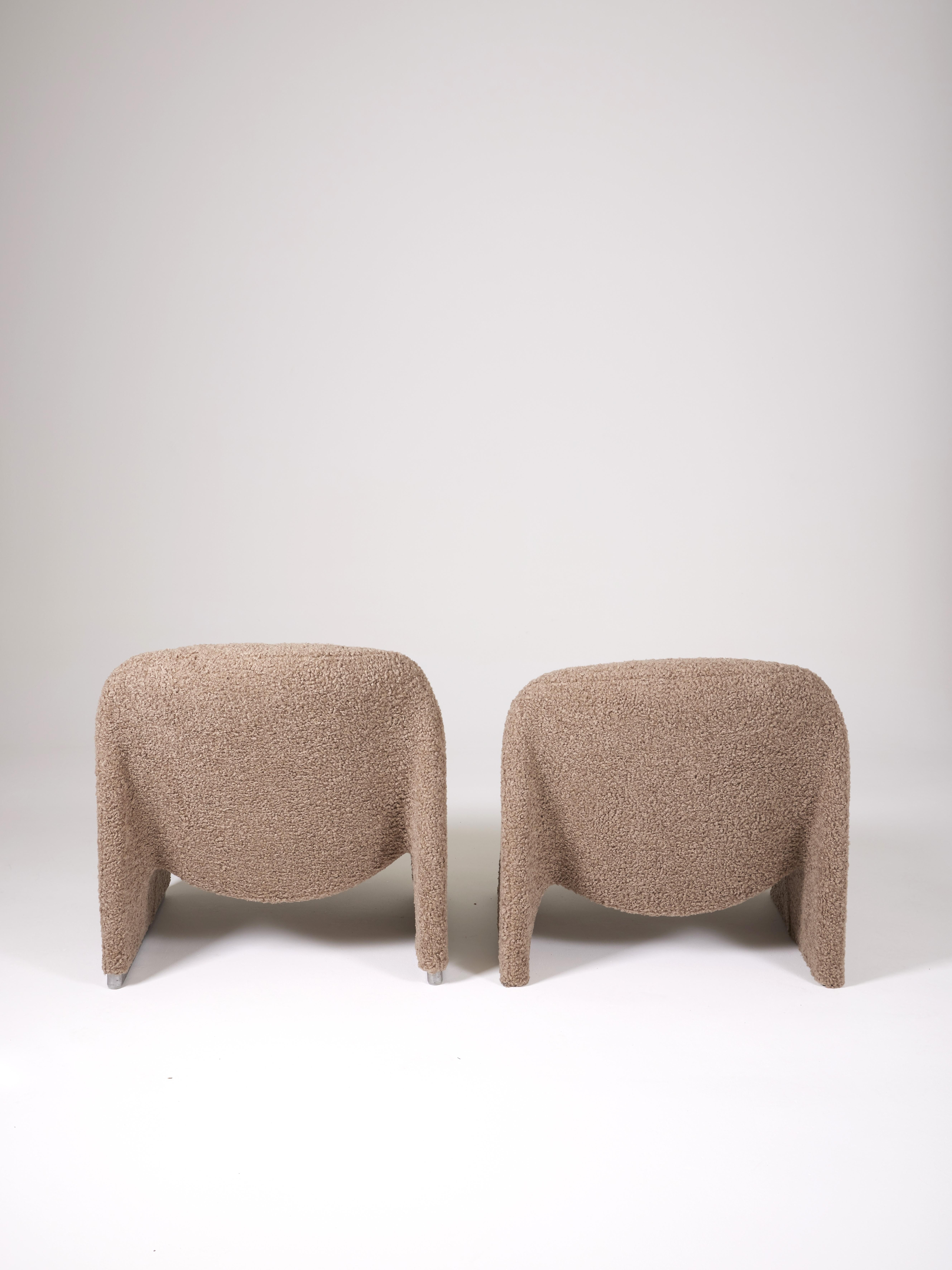 Late 20th Century Pair of Alky armchairs by Giancarlo Piretti for Artifort, Italy 1970s 