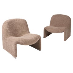 Pair of Alky armchairs by Giancarlo Piretti for Artifort, Italy 1970s 